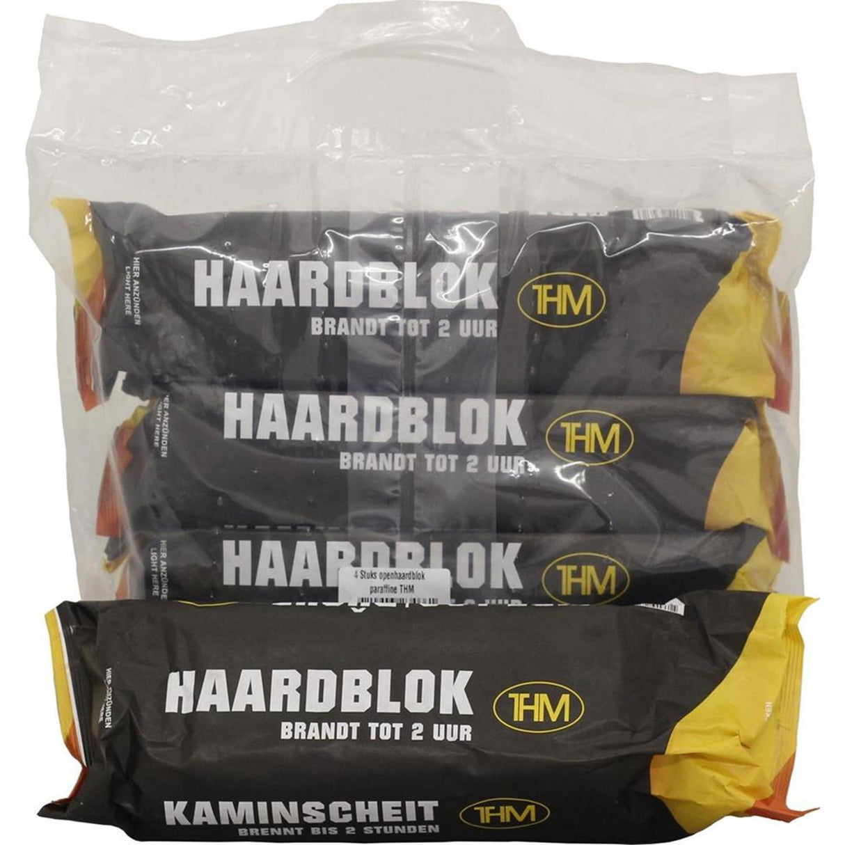 Fire-up thm paraffin pejseblokke 1 kg pose med 4 stk