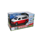 Kids globe vw transporter camper pull back 13,5cm