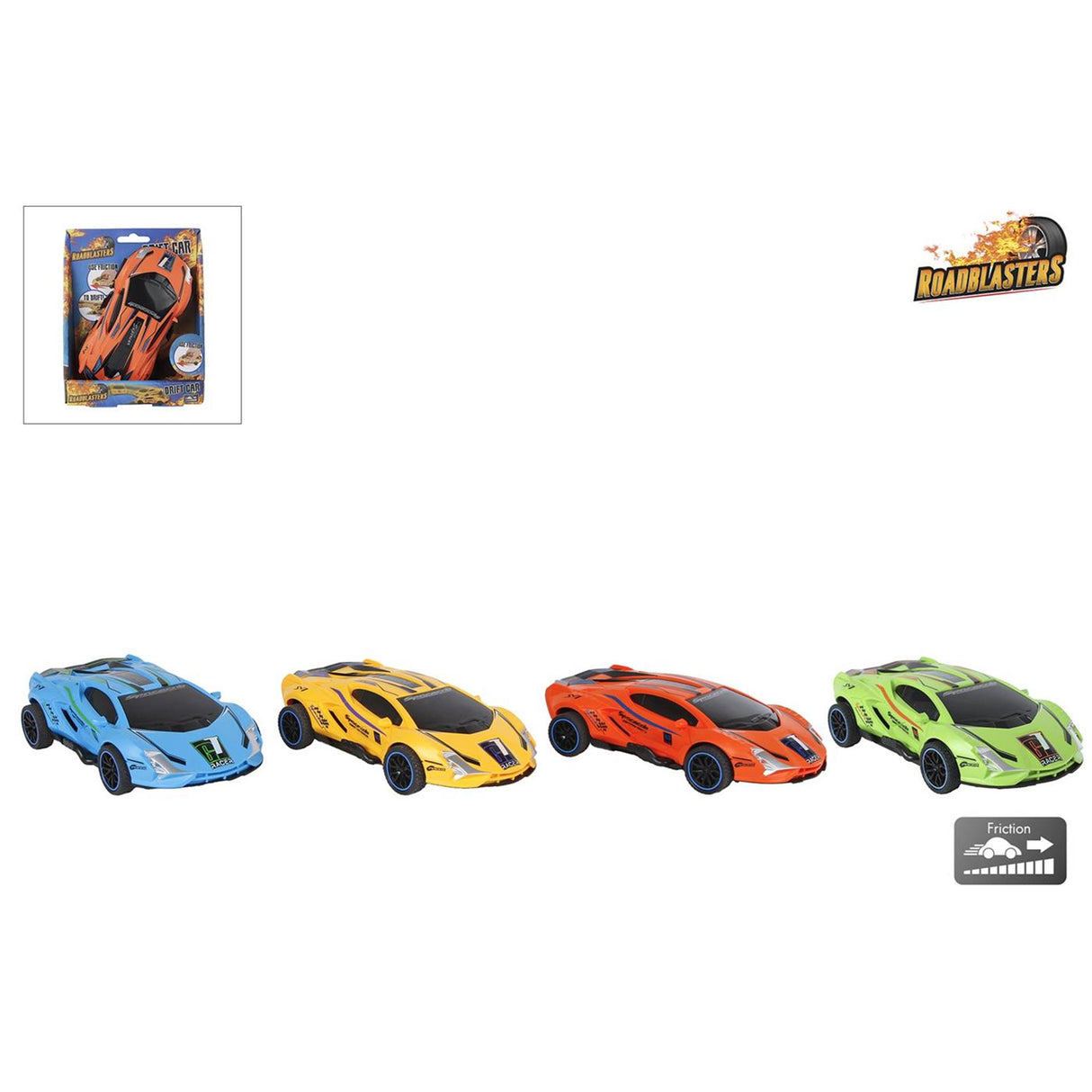 Roadstar Drift Auto Friction, 16 cm