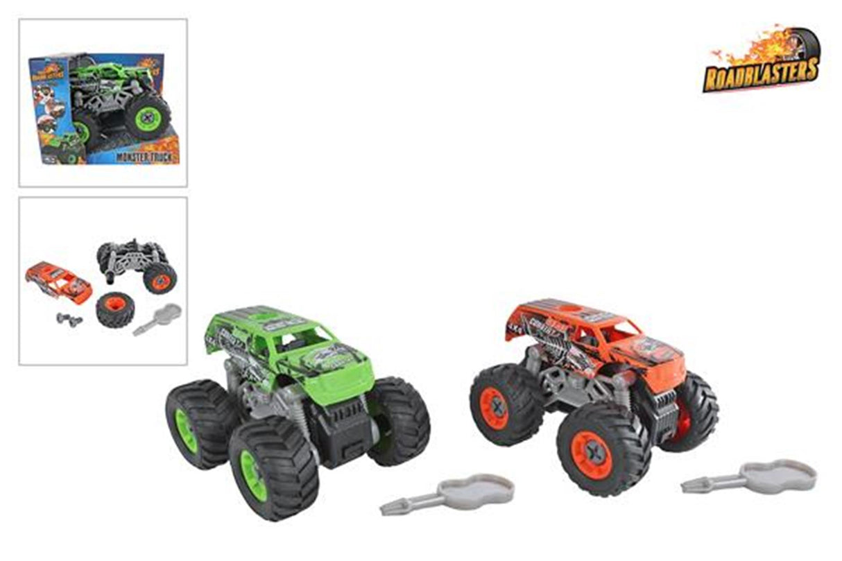 Roadblasters storhjulet lastbil med skruefunktion friktion 12cm