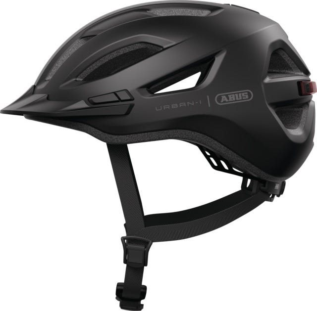 Abus cykelhjelm urban-i 4.0 velvet black l - 57-61 cm - sort - velegnet til brug på elcykler - bycykler - 290 g
