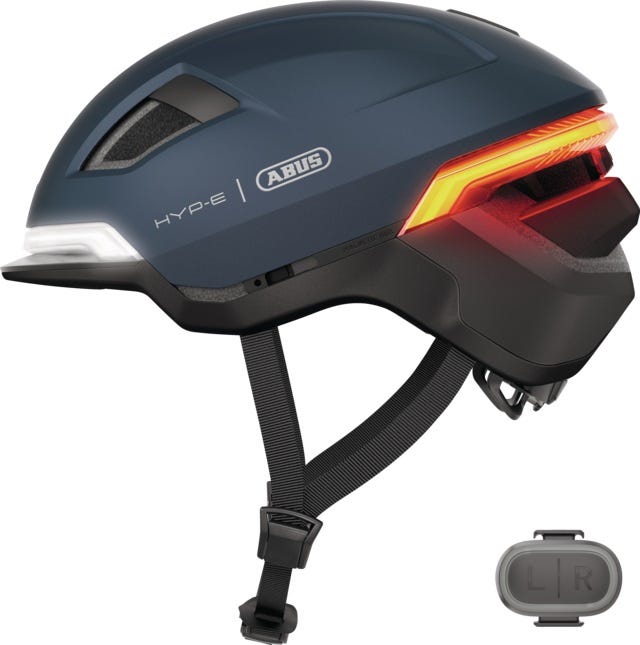 Abus smart hjelm hyp-e midnatsblå l 57-61cm