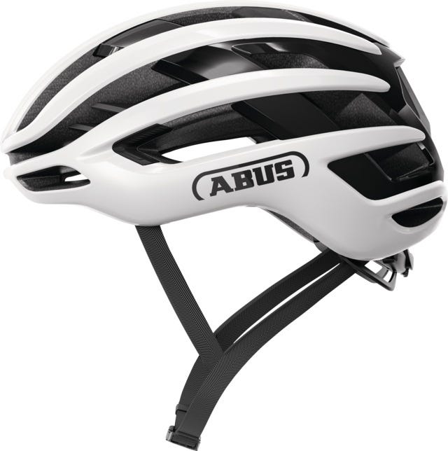Abus hjelm airbreaker 2.0 skinnende hvid l 57-61cm