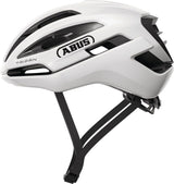Abus cykelhjelm taipan skinnende hvid m - 54-58 cm - hvid - velegnet til brug på gruscykler - 275 g