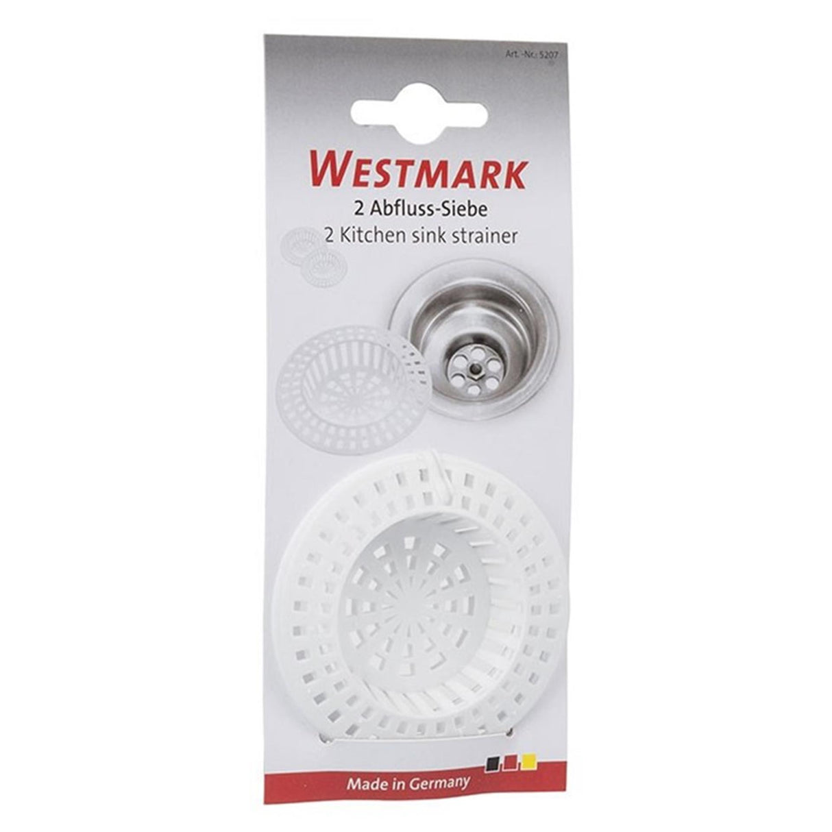 Westmark drain strainer plastic 2 pieces ã˜70mm x10mm