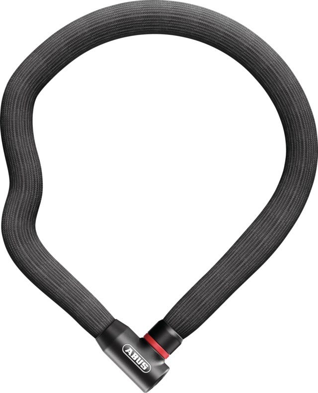 Abus cykellås kædelås - gåselås 4204k - sikkerhedsniveau 6 - sort - 85 cm - velegnet til elcykler og bycykler