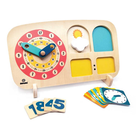 Pædagogisk spil, træur tidsspil. 4+
