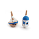 Set houten tollen grieks. 5+