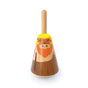 Griekse houten tol: hercules. 3,5x3,5x8