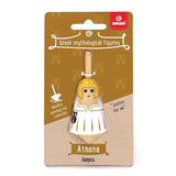 Græsk trætold: Athena. 3,5x3,5x8