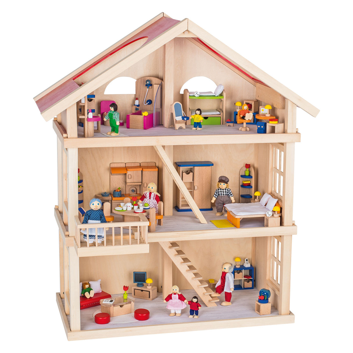 Goki Wood Poppenhuis XL