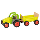 Goki trætraktor med trailer