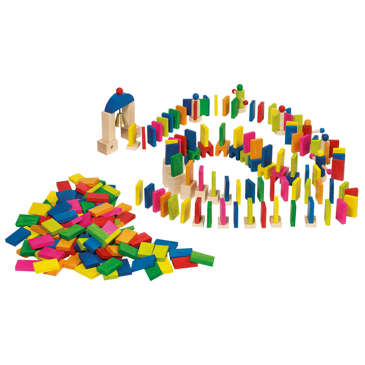 Goki Wood Domino Play Set, 247dlg.