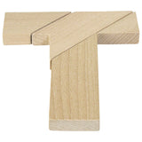 Goki Wood Brain Puzzle T-form i taske