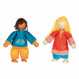 Goki fleksible dukker fynja fabio, 6 outfits
