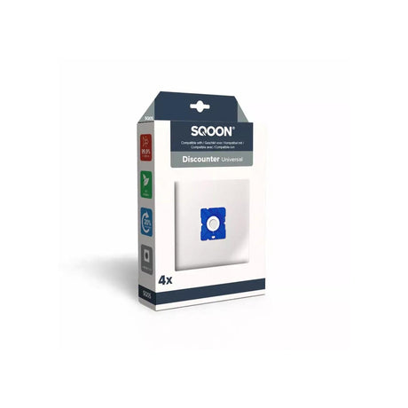 Sqoon støvsugerpose discountboks med 4 stk