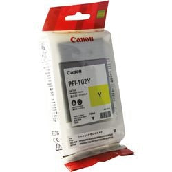 Blækpatron pfi-102y canon gul