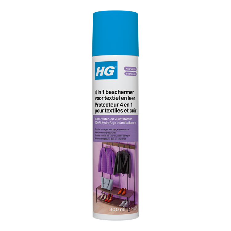 Hg 4 i 1 beskytter til tekstiler - 300ml - effektiv