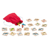 Goki Wooden Memo Game Keys, 18 pcs.