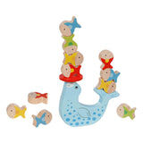 Goki Wood Balance Game Seals, 15dlg.