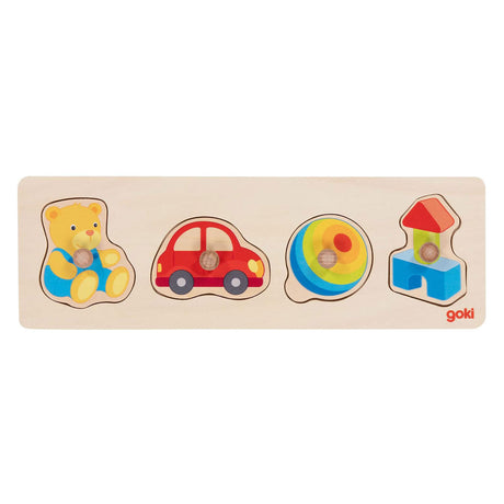 Goki Wooden Nick Puzzle My Toys, 4 ..