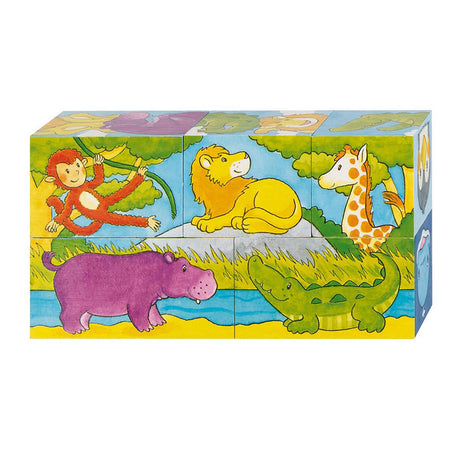 Goki Wood Block Puzzle Safari, 5 ..