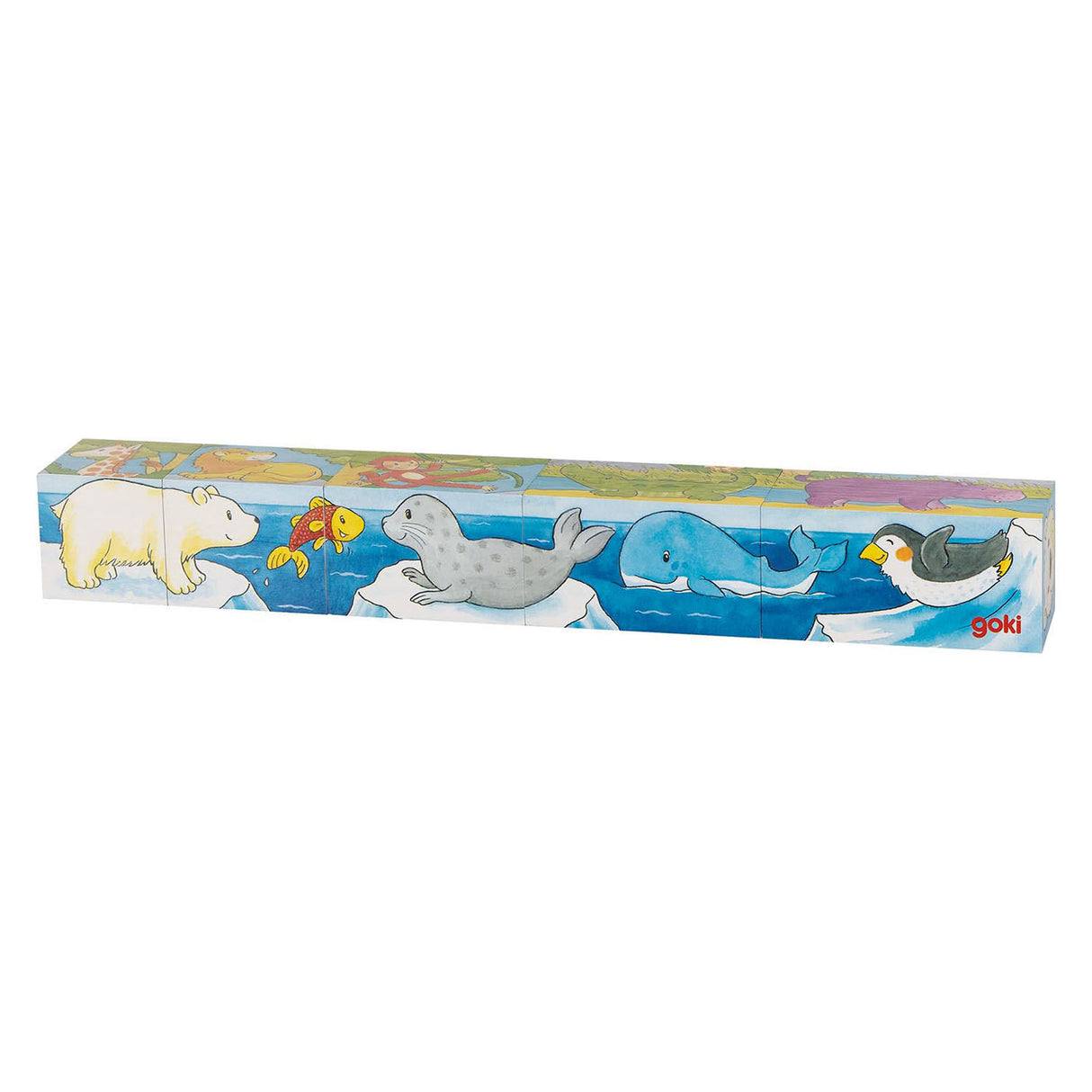 Goki Wood Block Puzzle Safari, 5 ..
