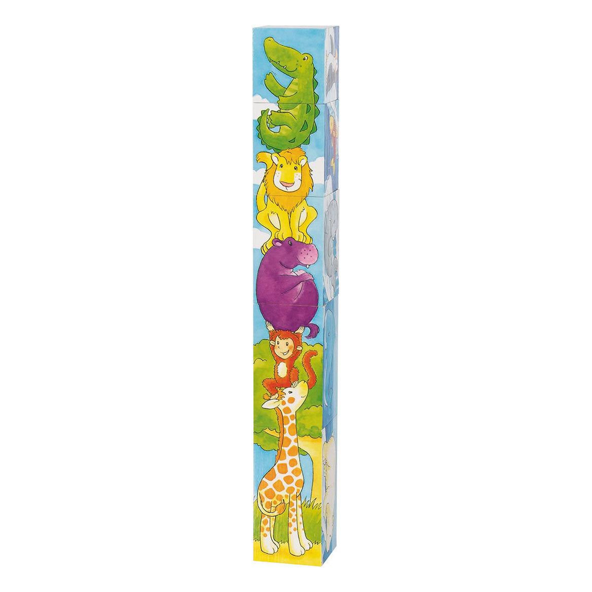 Goki Wood Block Puzzle Safari, 5 ..