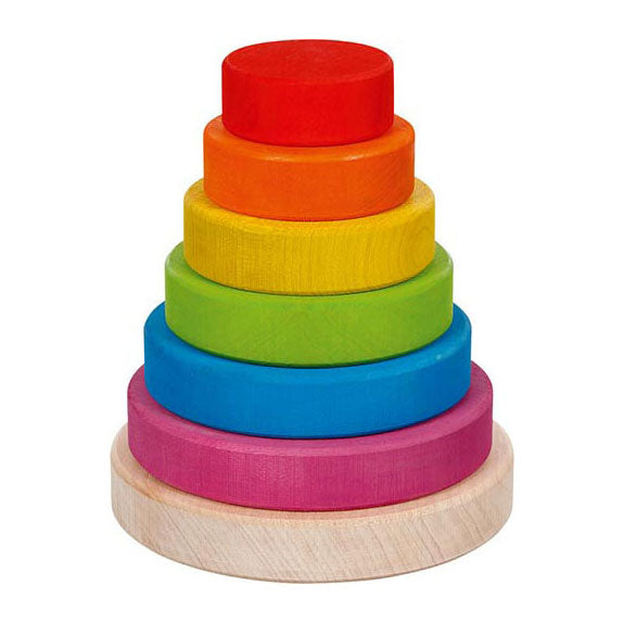 Goki Wooden Stacking Tower, 7dlg.