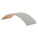 Goki Wood Balance Board Wave med filt, 82 cm