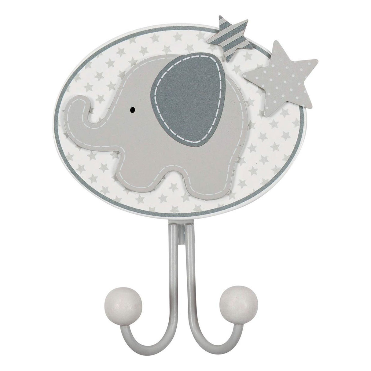 Goki Wood Coat Rack Hook Elephant