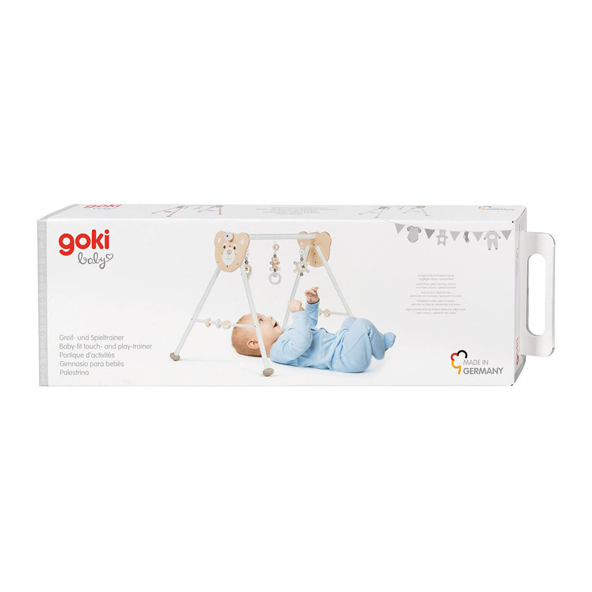 Goki Wood Baby Gym Bear
