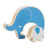 Goki Wood Puzzle Standing Elephant, 2 ..