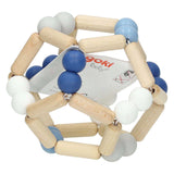 Goki Wood Gripping Elastic Ball Blue