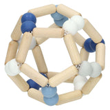 Goki Wood Gripping Elastic Ball Blue