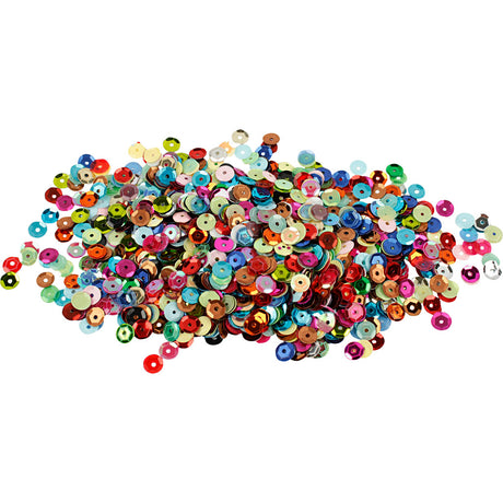 Kreativ virksomhed https: www.cchobby.nl pailletter-runde-størrelse-6-mm-100-gr-1-doos