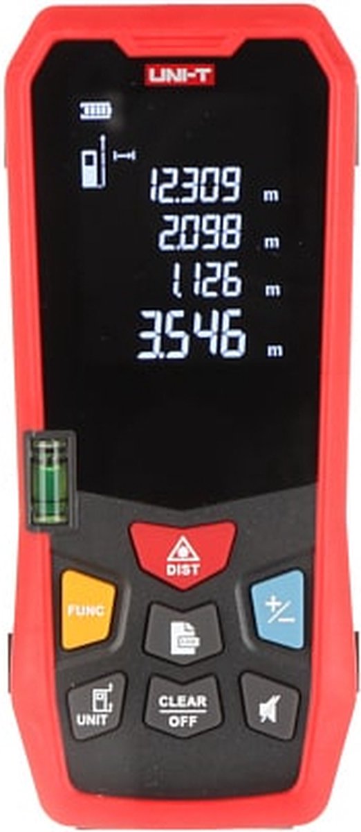 Uni-t lm50a serie - afstandsmåler - 50m - laser klasse 2 - LCD display