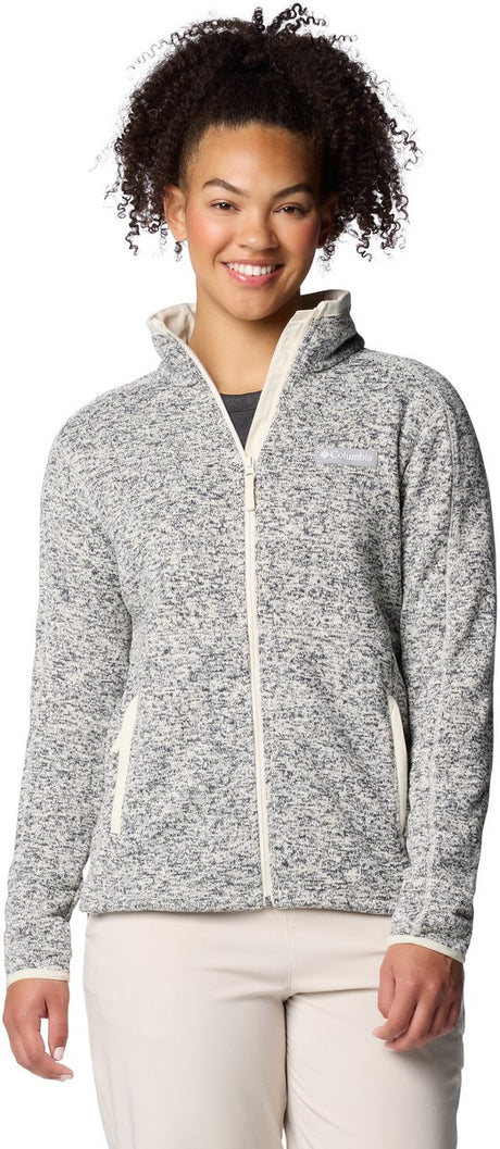 Columbia sweater weather™ fuld lynlås ii udendørs sweater til kvinder - kridtlyng
