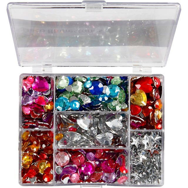 Kreativ virksomhed https: www.cchobby.nl rhinestones-in-display-box-round-stars-hearts-d-6-7-9-10-11-12-14-16-mm-blue-pink-silver-300-piece-1-box