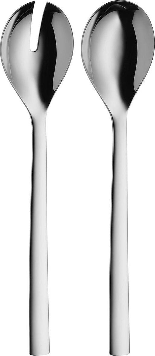 Wmf nuova - salatbestik - 30 cm - rustfrit stål - elegant design - tåler opvaskemaskine