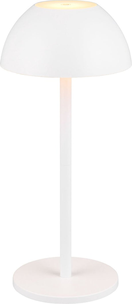 Rl live your light reality ricardo - bordlampe - hvid mat - inkl. 1x SMD 1,7 W - 4-trins berøring - USB-forbindelse - lyser op og ned - batteristrøm - udendørs belysning - IP54