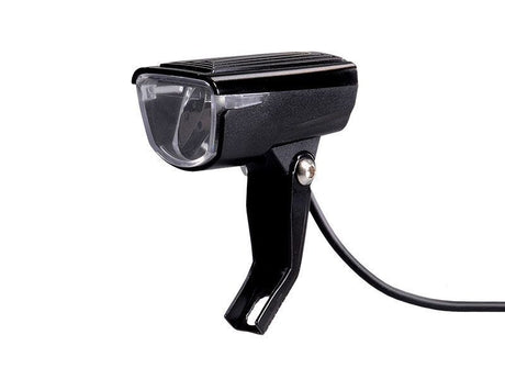 Forlygte Luna e-cykel førte 6 cm gaffel 25 lux sort