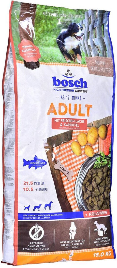 Bosch fodrer voksne laksekartofler 15 kg