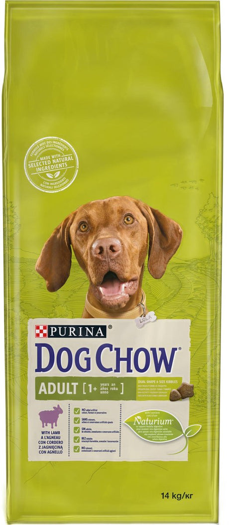 Hundemad purina voksen - hundefoder - lam - 14 kg - til voksne hunde - understøtter dental fordøjelse
