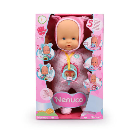 Nenuco blød babydukke 30cm med 5 funktioner