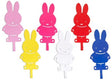 Metal knage Miffy ass (6 stk)