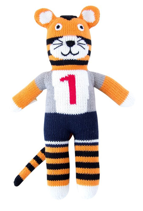 Krammestrikket tigerseddel 36 cm