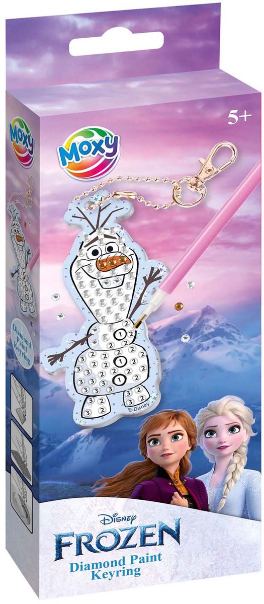 Moxy lav din egen diamond painting-nøglering Olaf