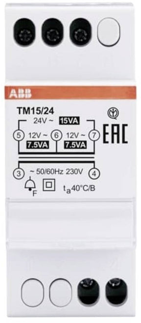 Busch-Jaeger ABB 2CSM228745R0802 klokketransformator 12 V, 24 V 1,25 A