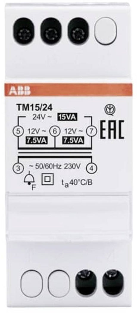 Busch-Jaeger ABB 2CSM228745R0802 klokketransformator 12 V, 24 V 1,25 A